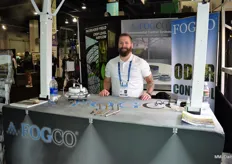 John Chapman of Fogco Systems, offering a variety of odor, humidity and cooling solutions for the cannabis industry.